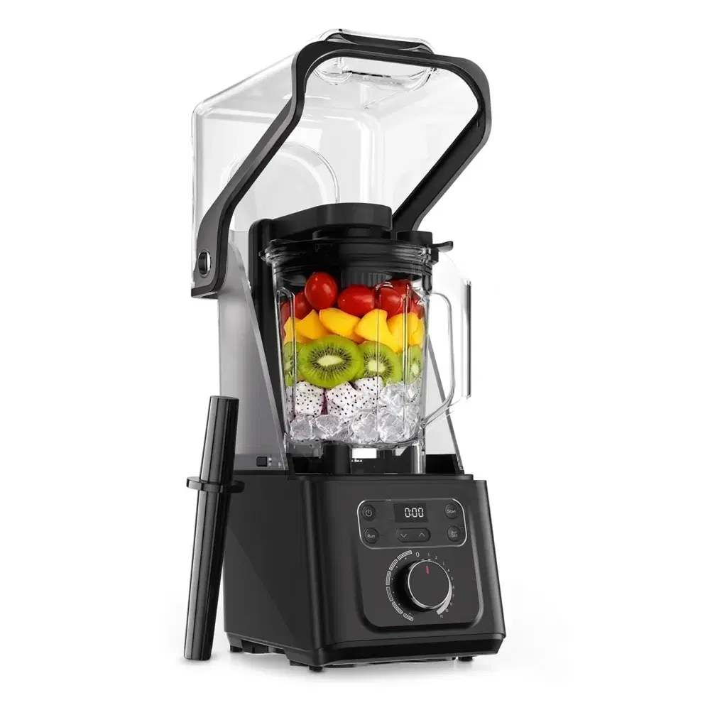 ChefPro Series 56 oz Commercial Vacuum Blender with Quiet Shield, 40000 RPM, 3000W, 4HP