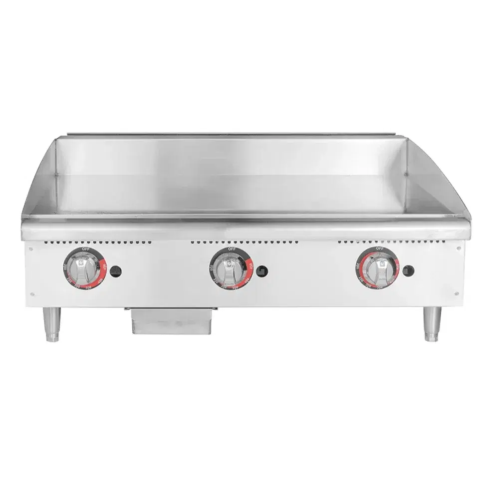 ChefPro Series 36" Gas Griddle with Thermostatic Controls, 1" Steel Plate - Convertible