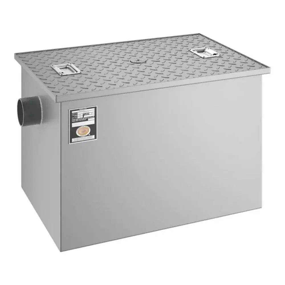 ChefPro Series 50 lb. 25 GPM Grease Trap with 3" Non-Threaded Connections, PDI Certified