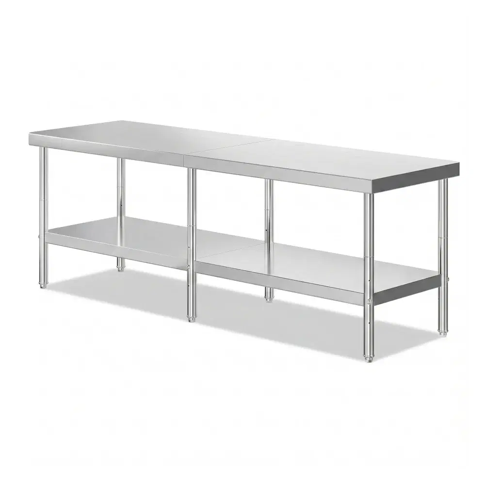ChefPro Series 30" x 96" Stainless Steel Work Table with Undershelf
