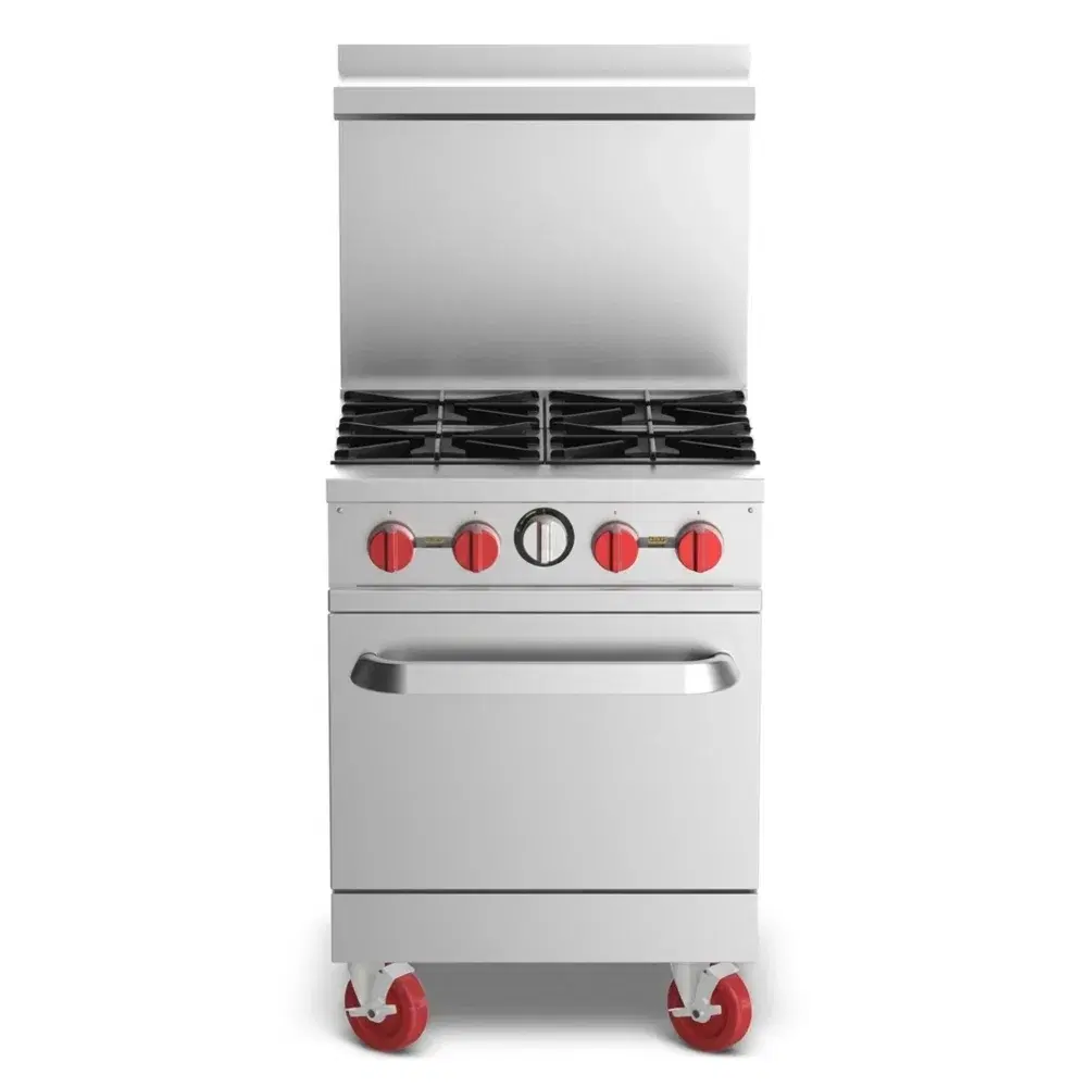 ProKitchen Series 24" Gas Range with 4 Burners & Oven, Liquid Propane - 151,000 BTU