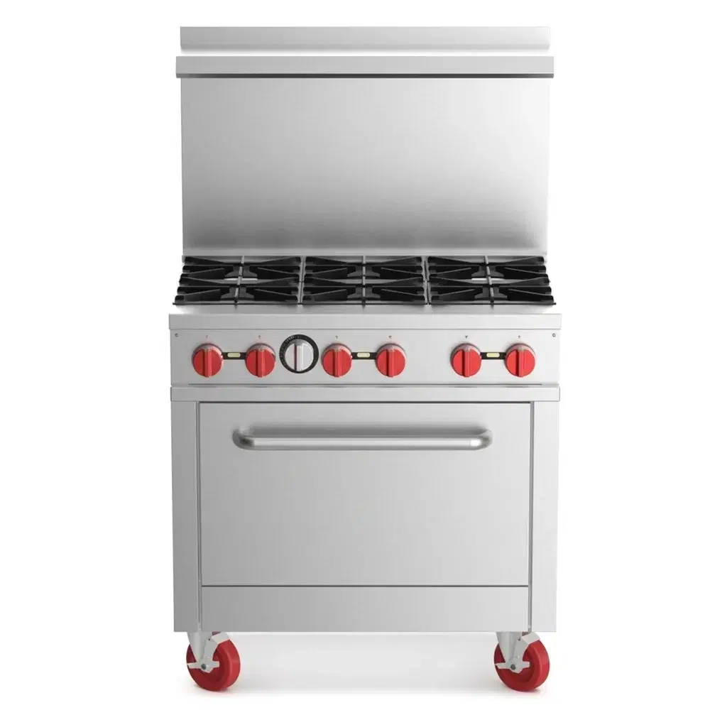 ProKitchen Series 36" Gas Range with 6 Burners & Oven, Liquid Propane - 211,000 BTU