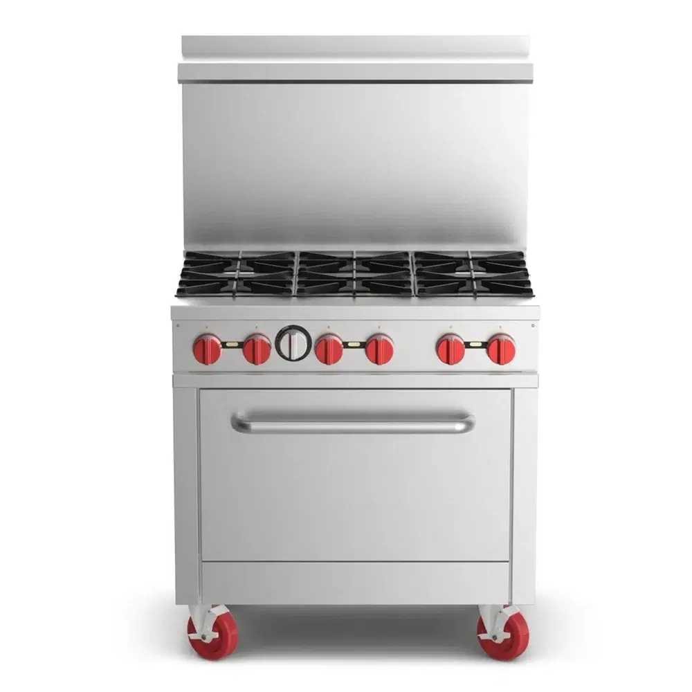 ProKitchen Series 36" Gas Range with 6 Burners & Oven, Natural Gas - 211,000 BTU