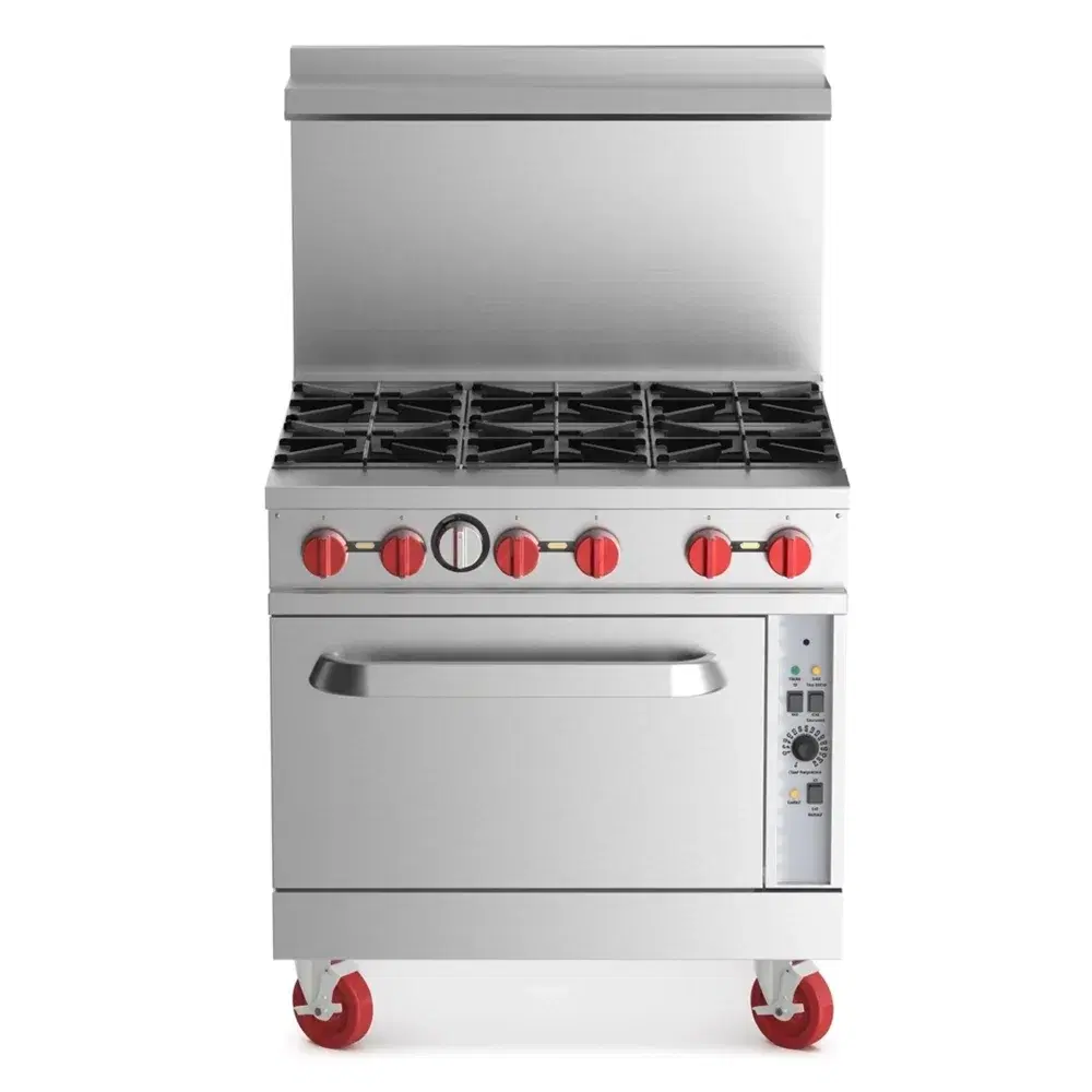 ProKitchen Series 36" Gas Range with 6 Burners & Convection Oven, Liquid Propane - 211,000 BTU