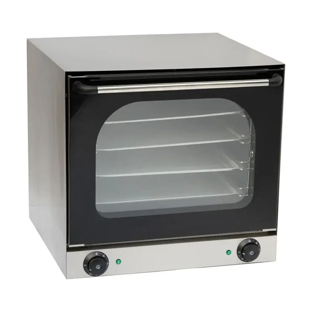 Cookline 23" Half Size Countertop Electric Convection Oven, 220-240V, 1 Year Warranty