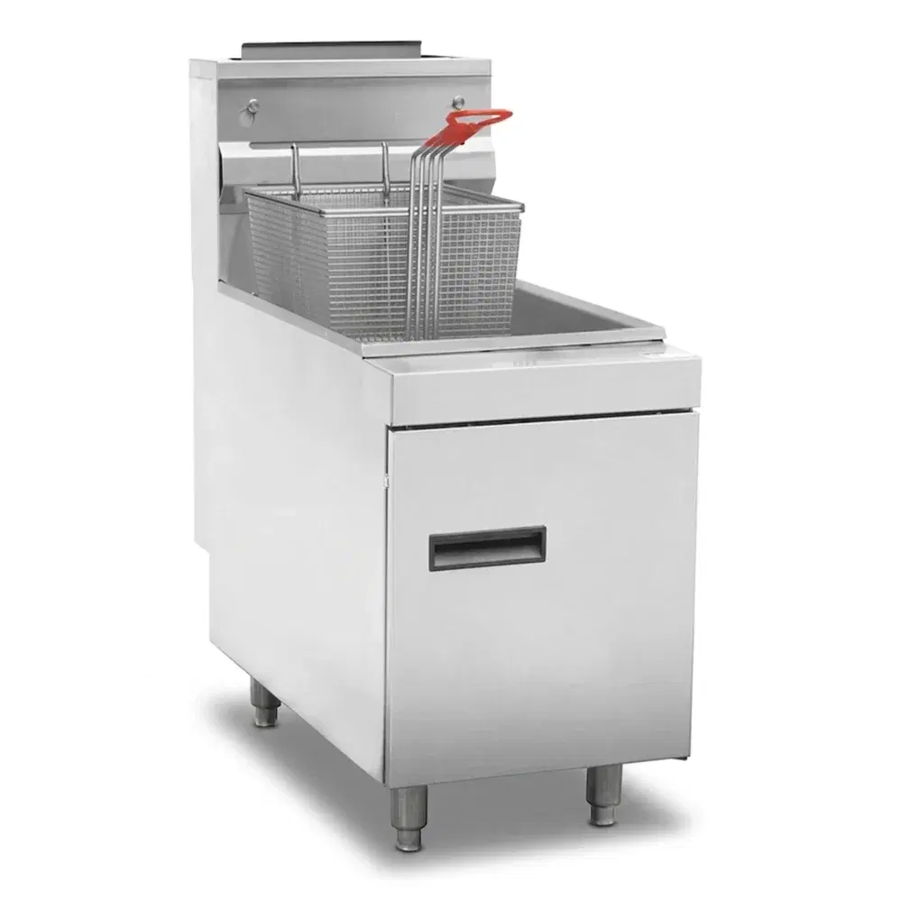 ProKitchen Series 11" Countertop Gas Fryer, Liquid Propane, 25 lbs Oil Capacity, 44,000 BTU