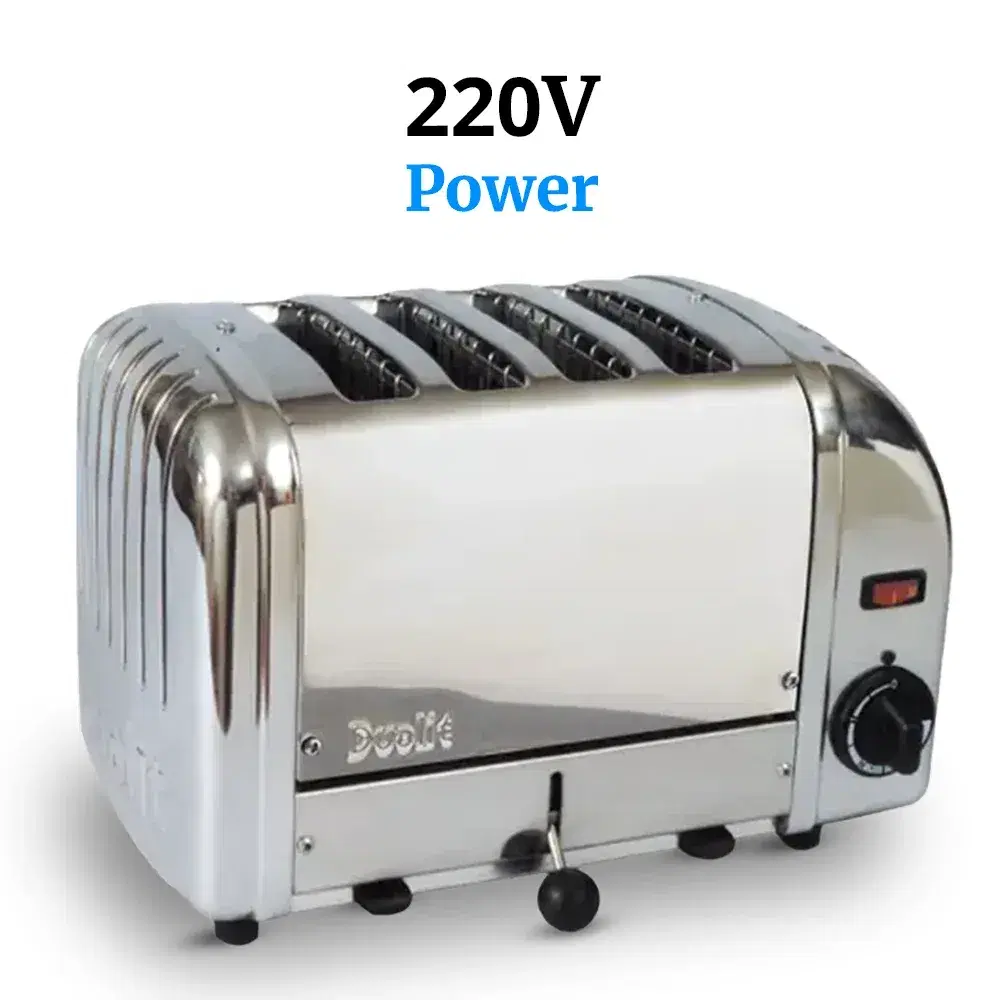 Cadco CTW-4M(220) 4 Slice Standard Toaster with 1 Slots - 220V
