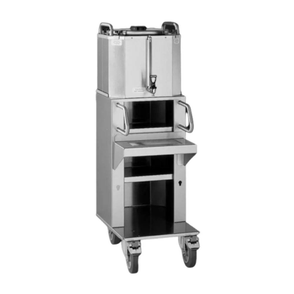 Fetco D020 LUXUS® Thermal Coffee Dispenser, 6 Gallon, with Cart, Stainless Steel