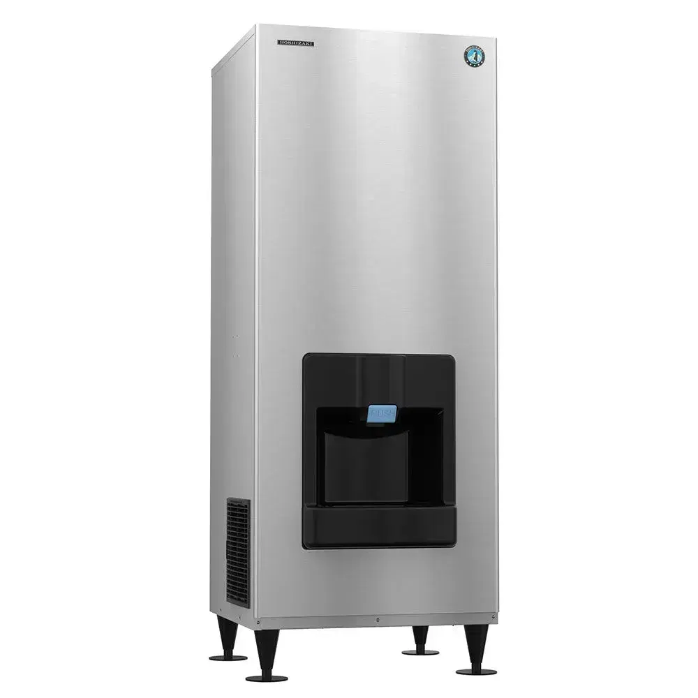 Hoshizaki DKM-500BAJ 30" Floor Model Crescent Ice Dispenser, 545 lb, 200 lb Storage, Bucket Fill, 115v