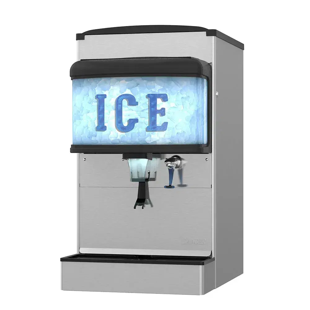 Hoshizaki DM-4420N 22" Countertop Water Nugget Ice Dispenser Cup Fill, Ice Capacity 200 lbs, 115v