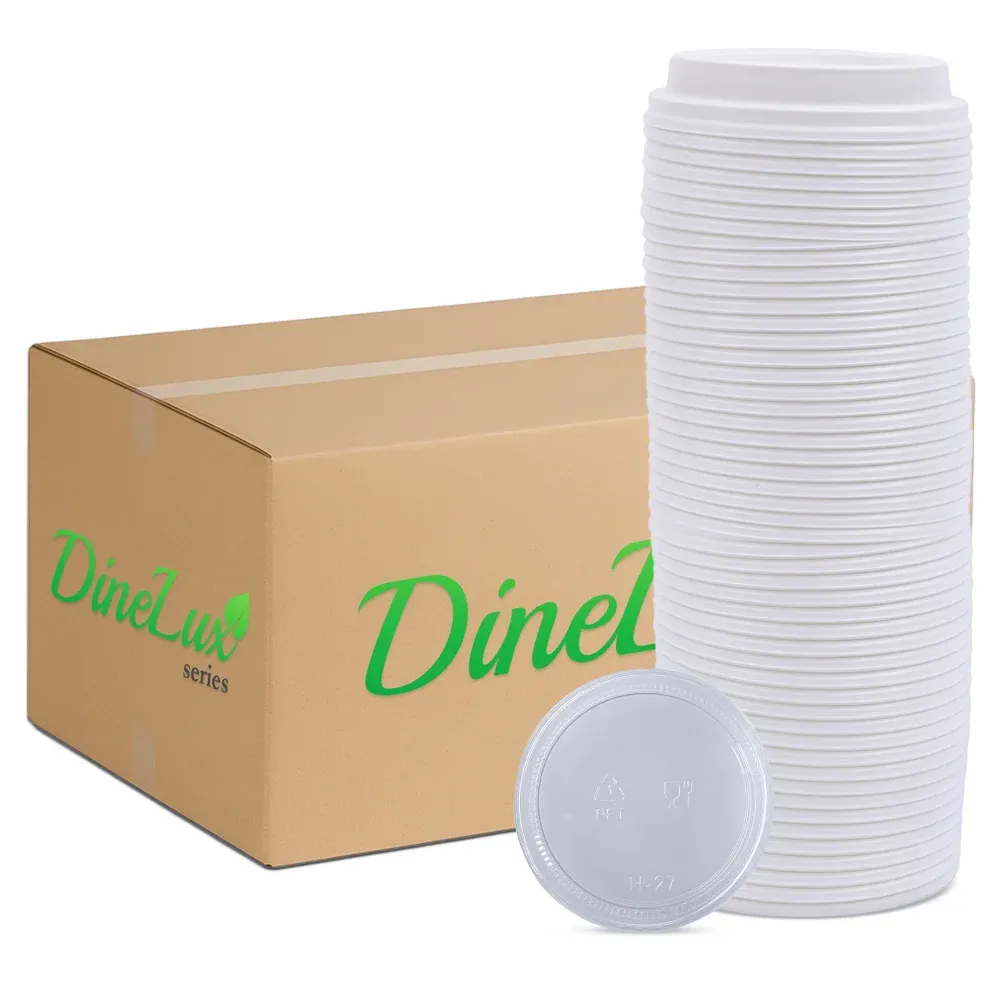 Dinelux Series Lid for 3.25 oz, 4 oz & 5.5oz Plastic Portion Cup, 2500/Case