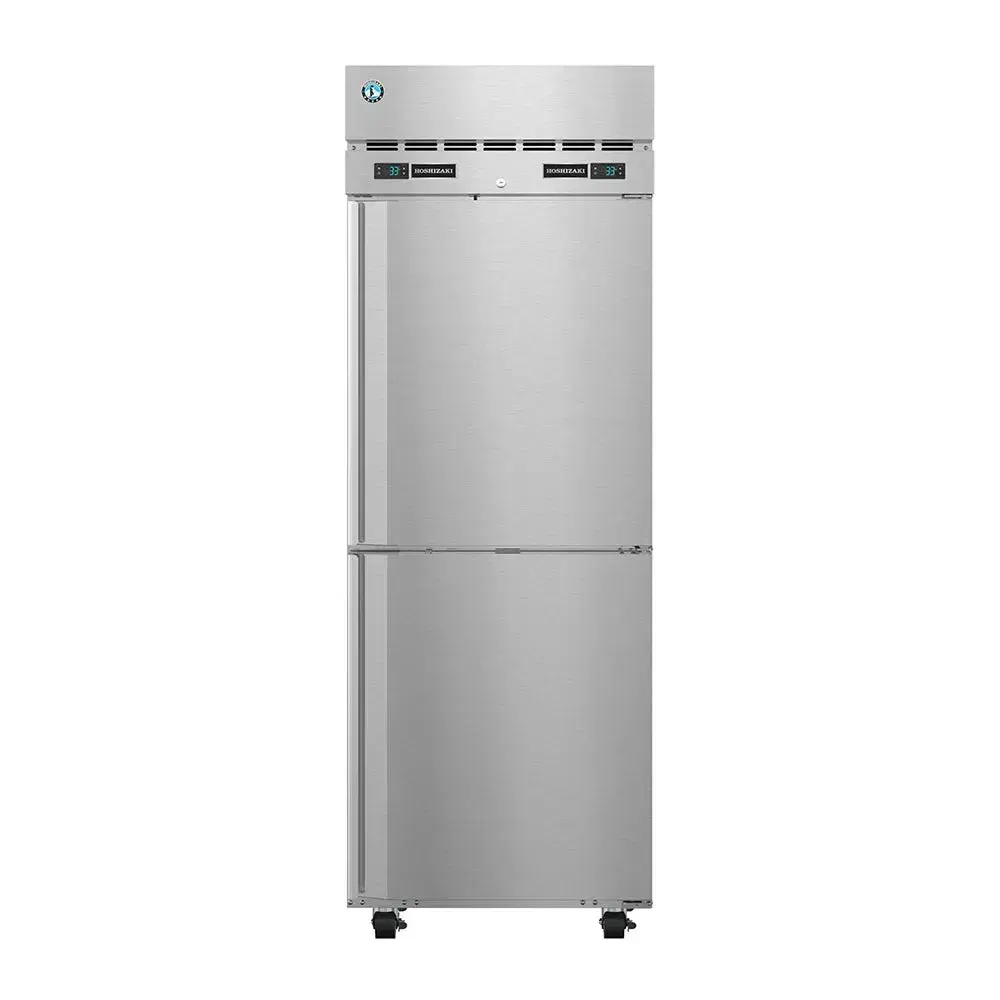 Hoshizaki DT1A-HS 27.5" One Section Commercial Combo Refrigerator / Freezer Solid Doors, Top Compressor
