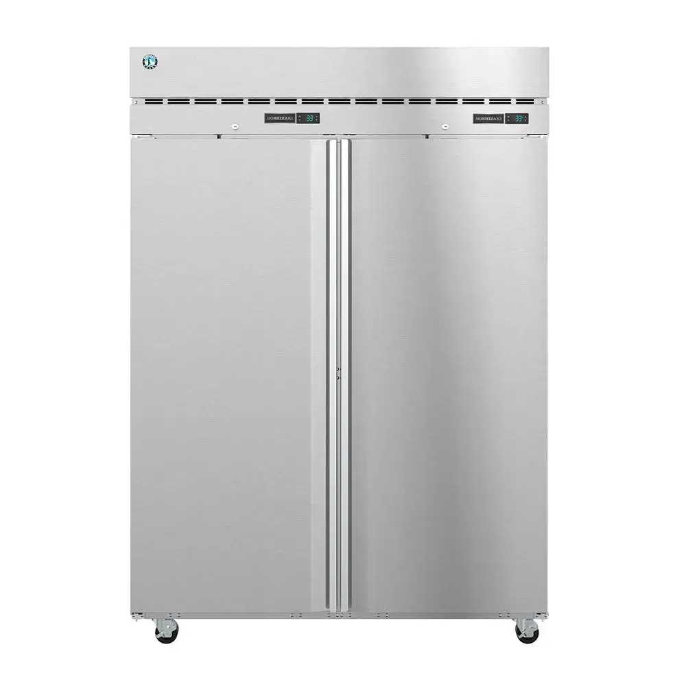 Hoshizaki DT2A-FS 55" Steelheart Series Two Section Commercial Combo Refrigerator Freezer - Solid Doors, Top Compressor, Stainless Steel, 115v