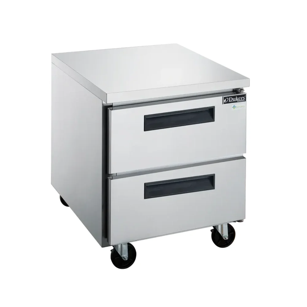 Dukers 29" Undercounter Refrigerator, 2 Drawers, Stainless Steel, 115V, 5-Year Warranty