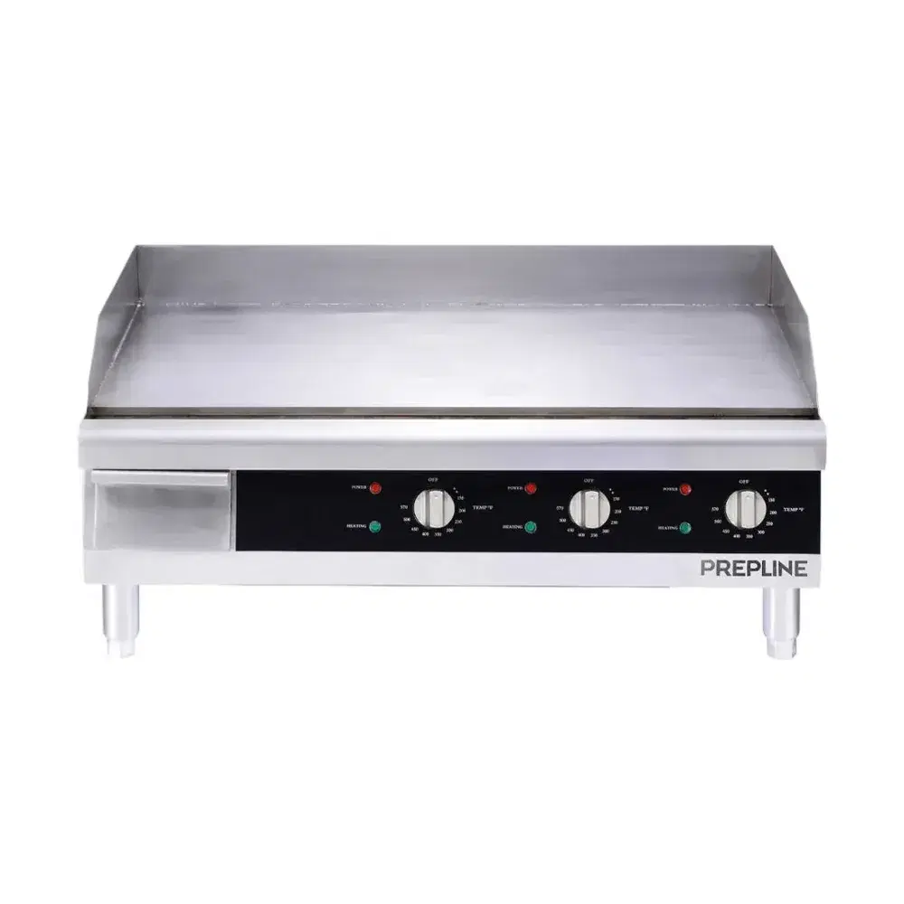 Prepline 30" Thermostatic Countertop Electric Griddle, 208/240V, 1 Year Warranty