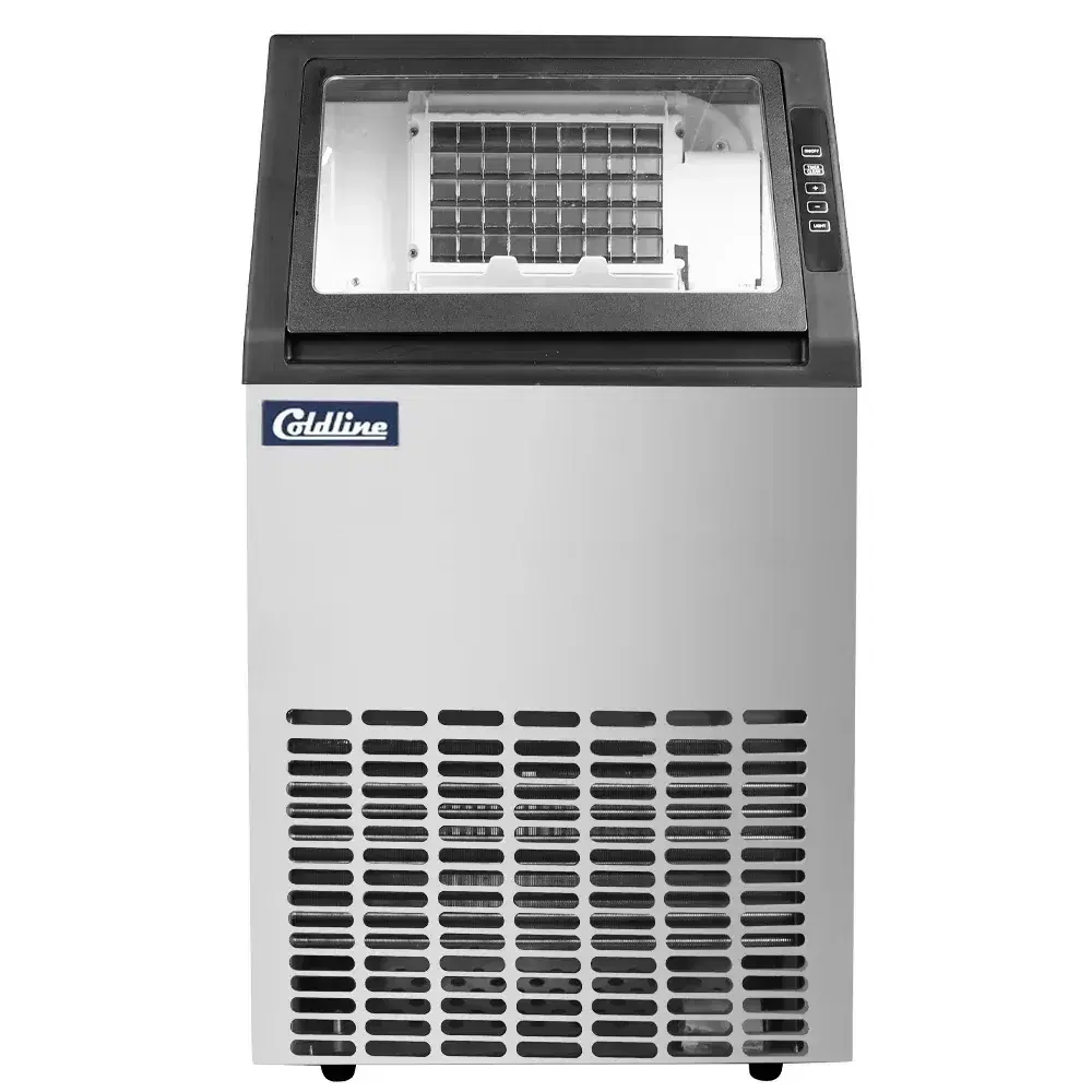 Coldline 18'' Undercounter Ice Maker, 100 lb/day, 30 lb Bin, 1 Year Warranty