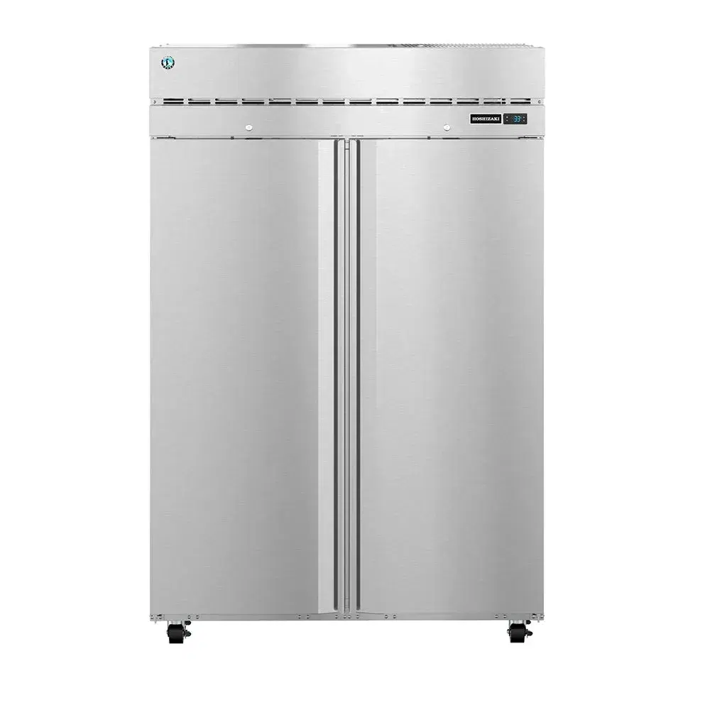 Hoshizaki F2A-FSN 52" Two Section Upright Freezer, Stainless Doors with Lock