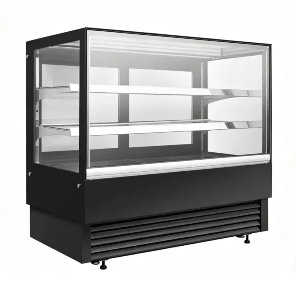 Frigomax Series 47" Refrigerated Display Case with Straight Glass, 18 cu. ft., 1 Year Warranty