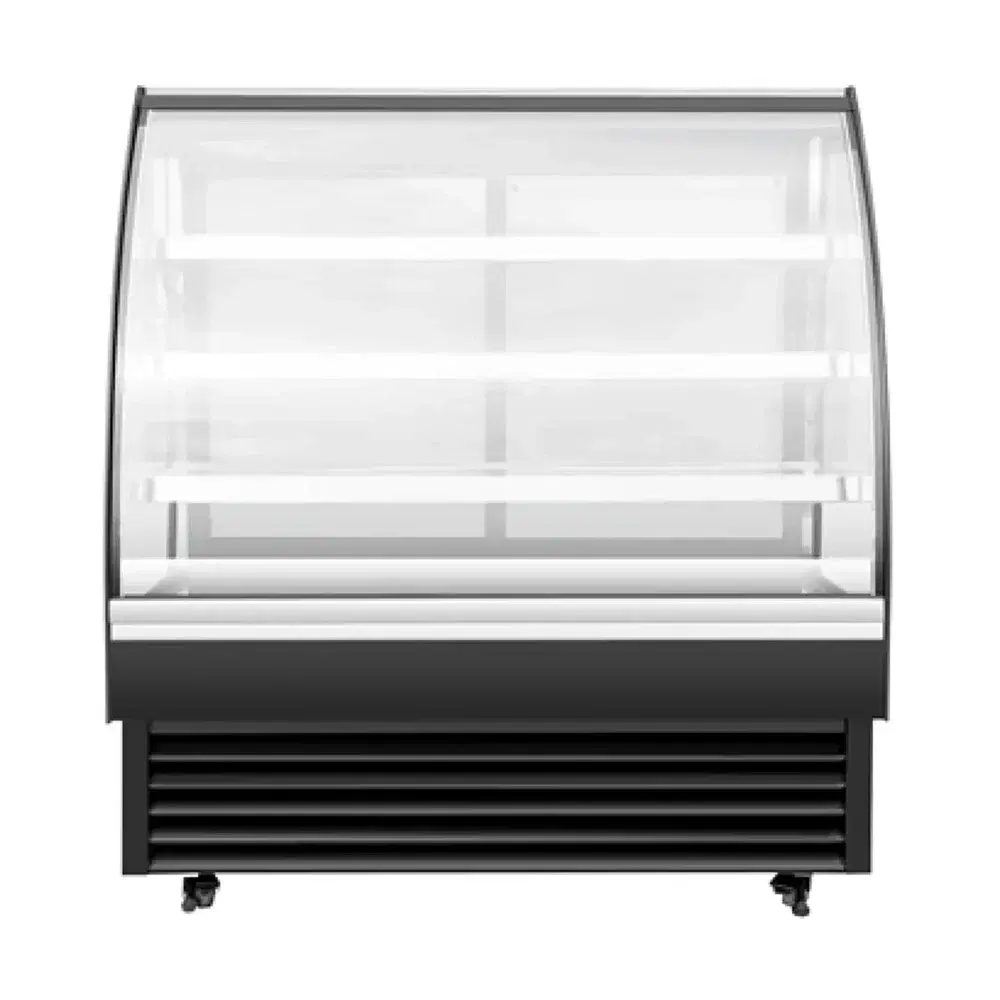 Frigomax Series 47" Refrigerated Display Case with Curved Glass, 17.5 cu. ft., 1 Year Warranty