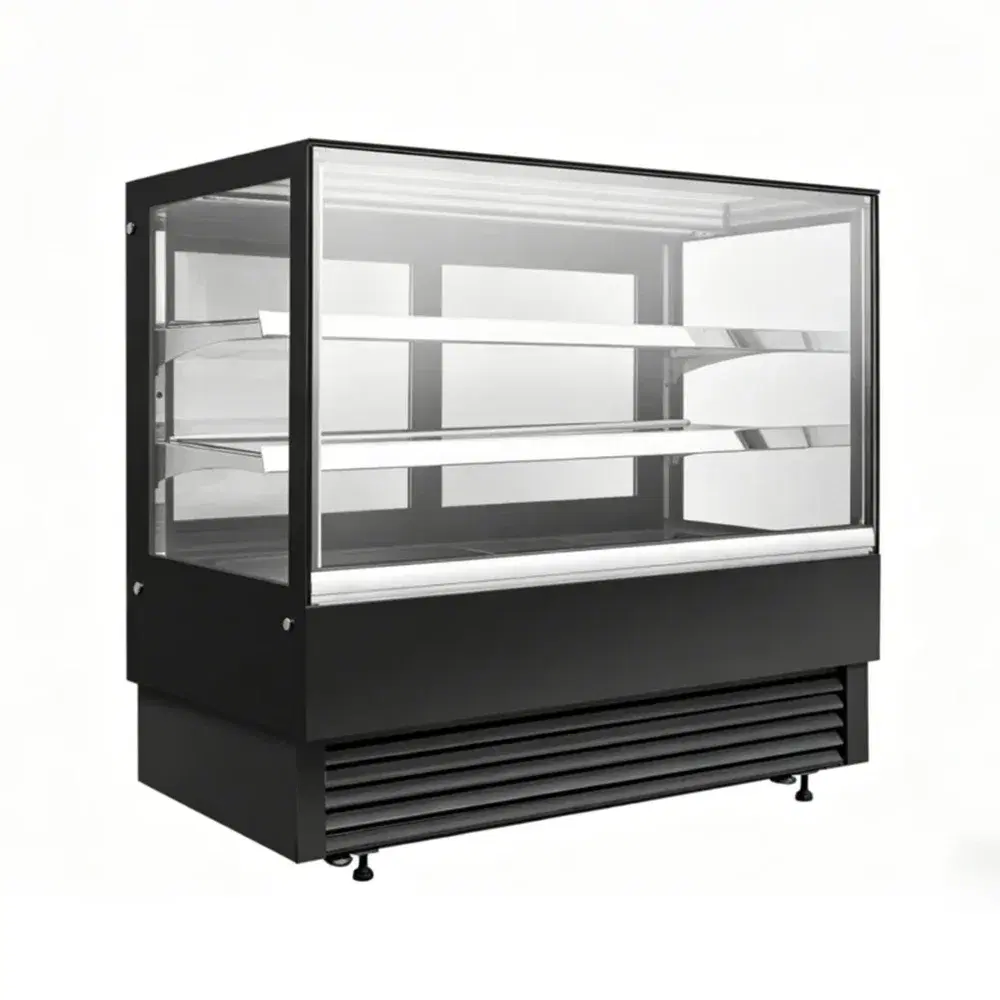 Frigomax Series 59" Refrigerated Display Case with Straight Glass, 22 cu. ft., 1 Year Warranty