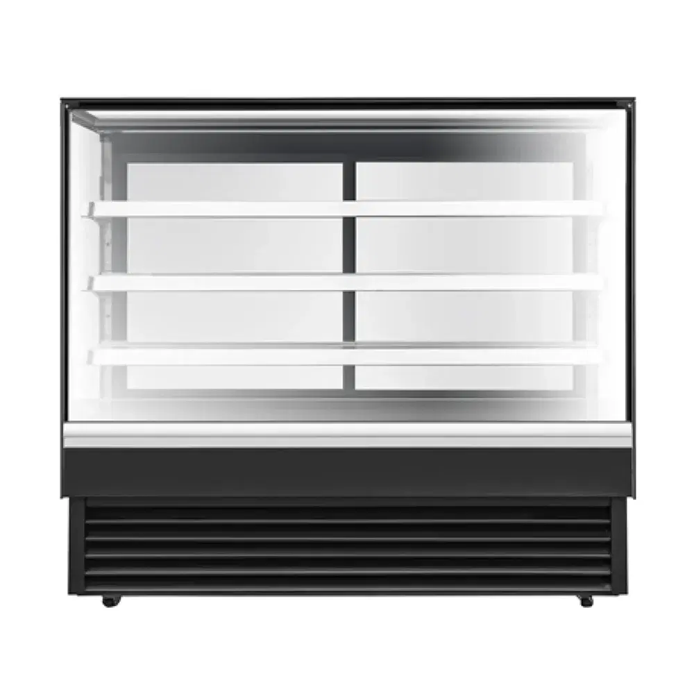 Frigomax Series 59" Refrigerated Display Case with Straight Glass, 28 cu. ft., 1 Year Warranty