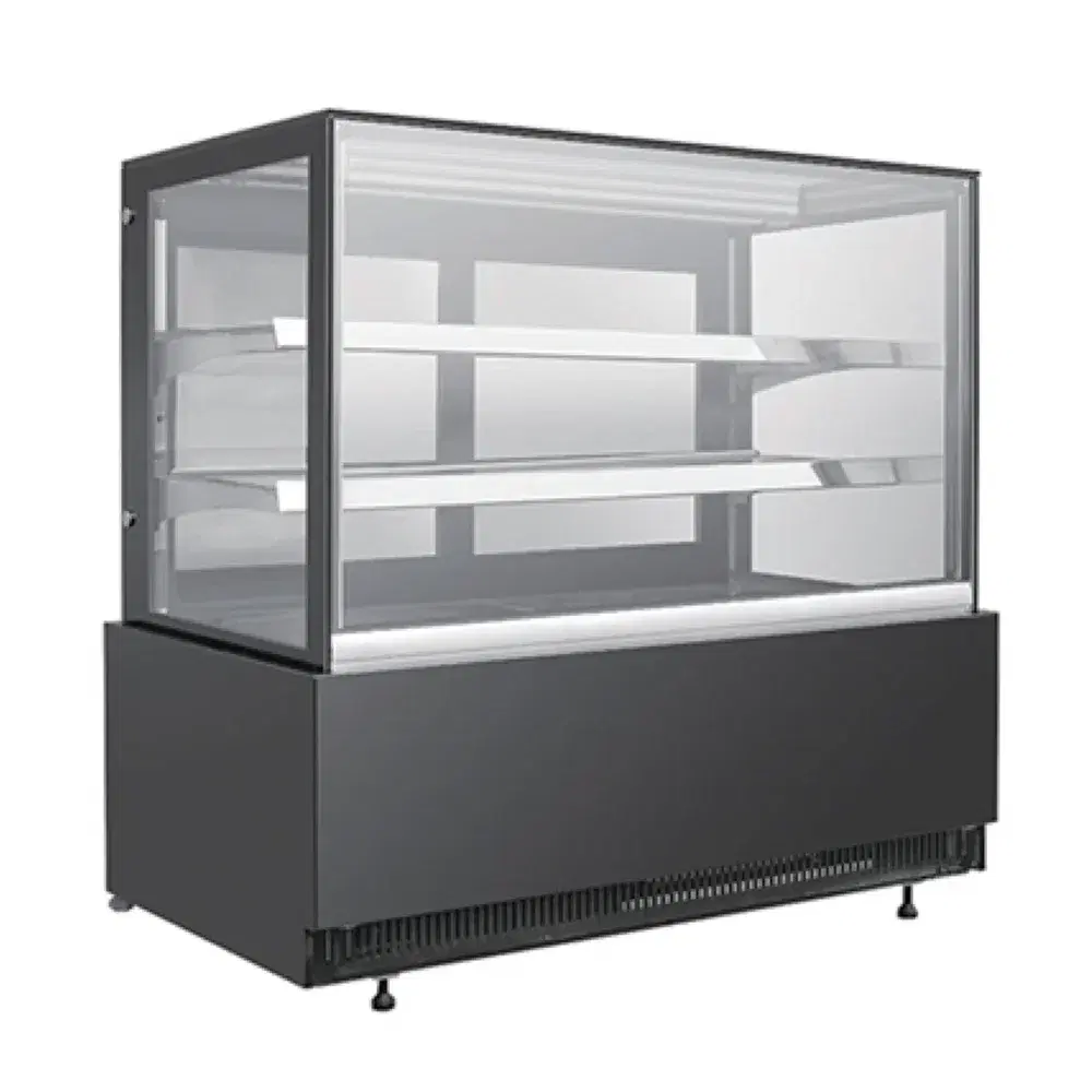 Frigomax Series 71" Refrigerated Display Case with Straight Glass, 26 cu. ft., 1 Year Warranty