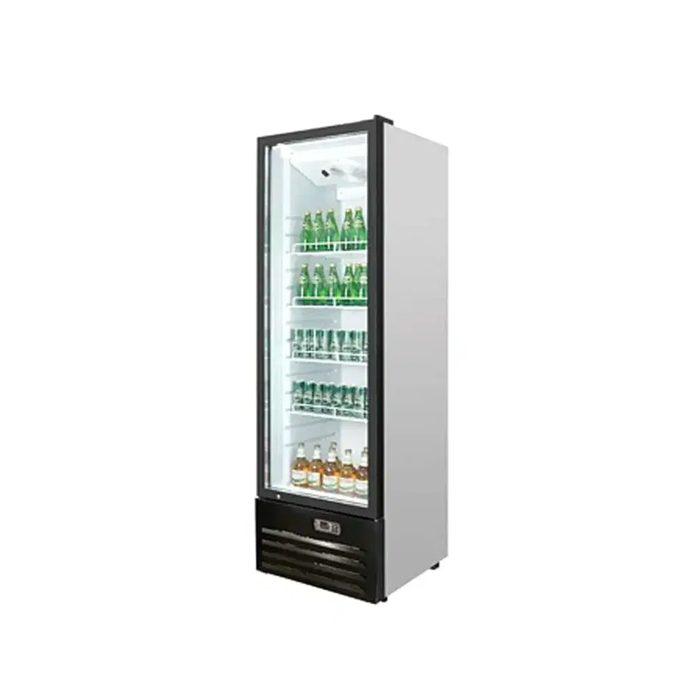 Frigomax Series 20" Commercial Merchandiser Refrigerator, 1 Swing Glass Door, Coated Steel, 1 Year Warranty