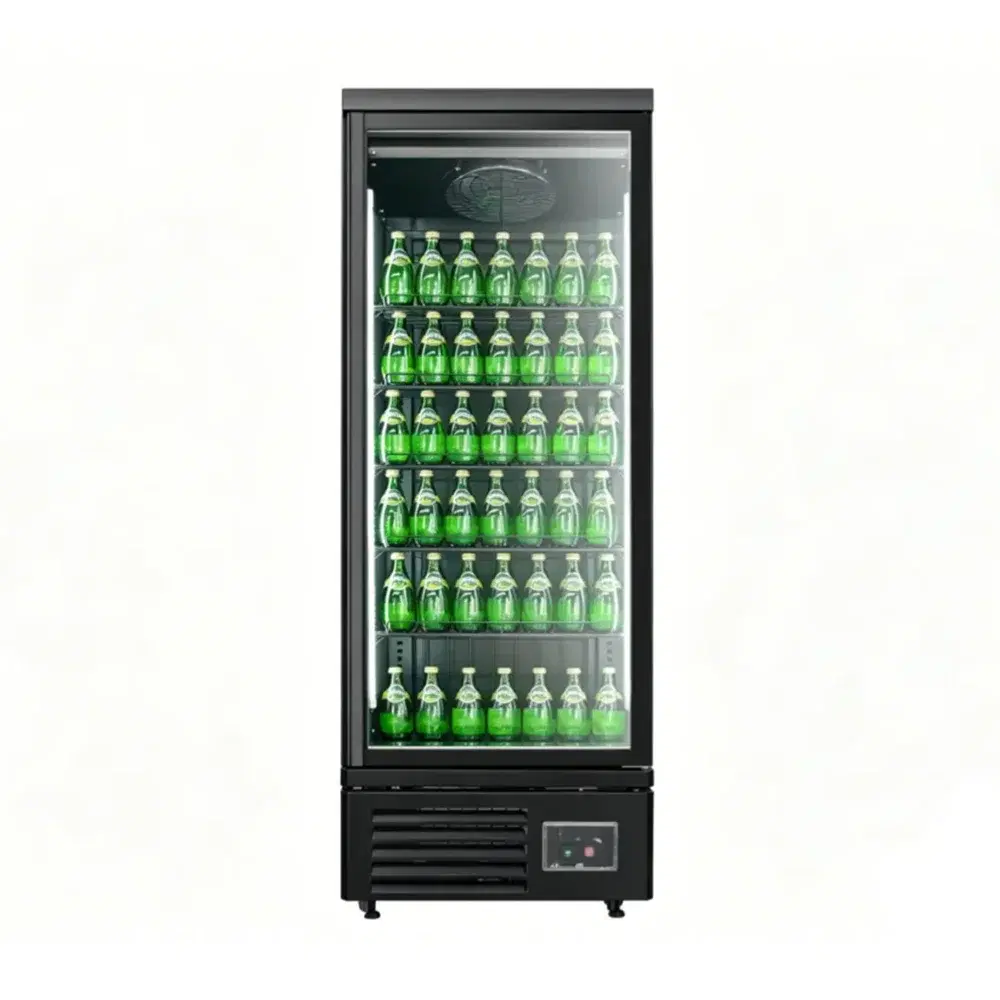 Frigomax Series 25" Commercial Merchandiser Refrigerator, 1 Swing Glass Door, 1 Year Warranty