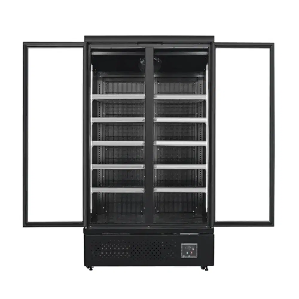 Frigomax Series 50" Glass Door Merchandising Freezer, 2 Swing Glass Door, 1 Year Warranty
