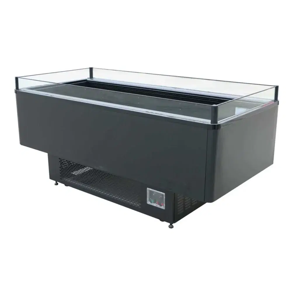Frigomax Series 59" Dual Temperature Open Air Island Merchandiser, 110V, 1 Year Warranty