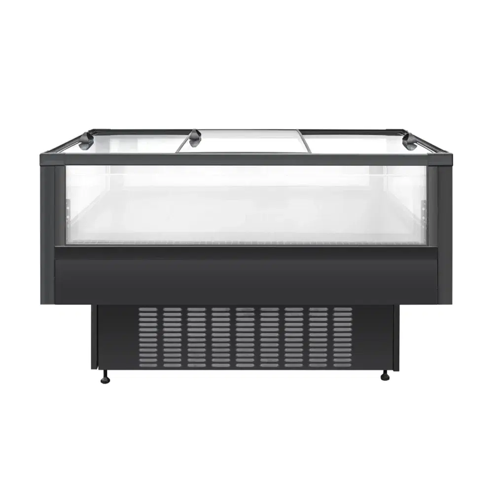 Frigomax Series 79" Dual Temperature Glass Top Display Freezer, 19 cu. ft., 1 Year Warranty