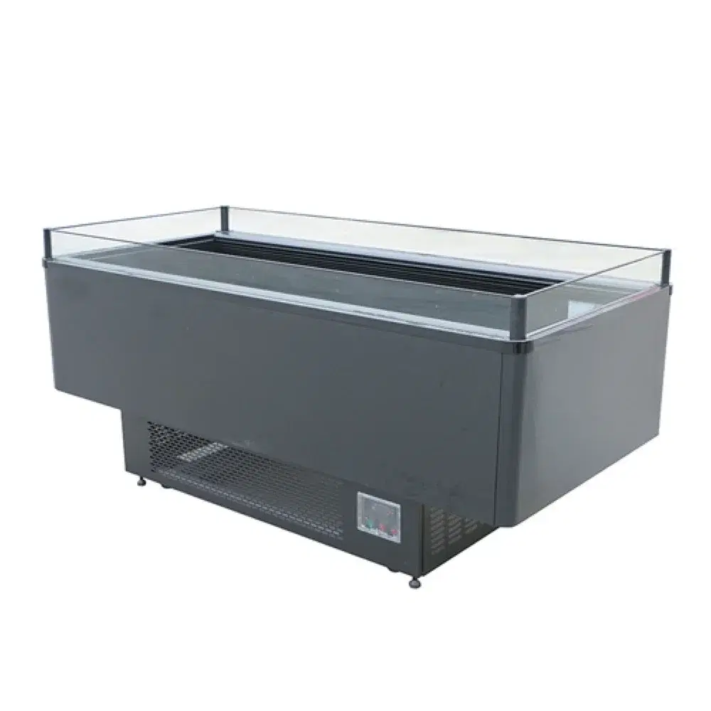 Frigomax Series 98" Dual Temperature Open Air Island Merchandiser, 110V, 1 Year Warranty