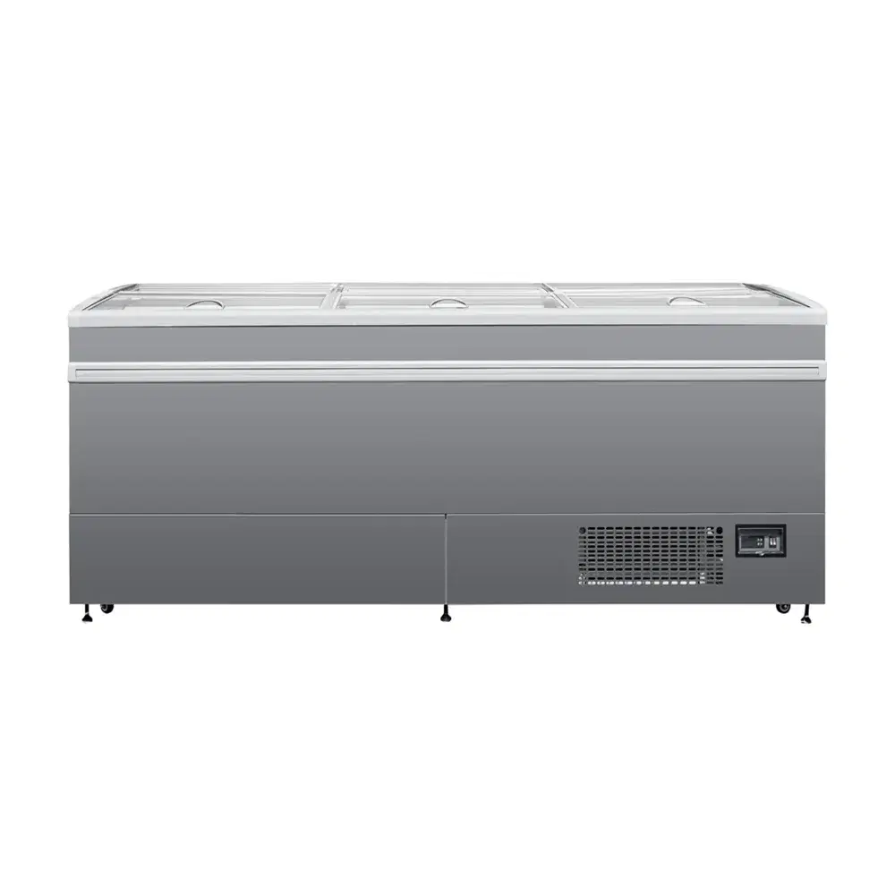 Frigomax Series 54" Glass Top Display Freezer, 18 cu. ft., 1 Year Warranty