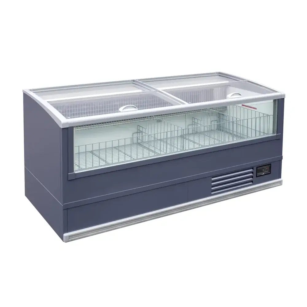 Frigomax Series 99" Glass Top Display Freezer, 34 cu. ft., 1 Year Warranty