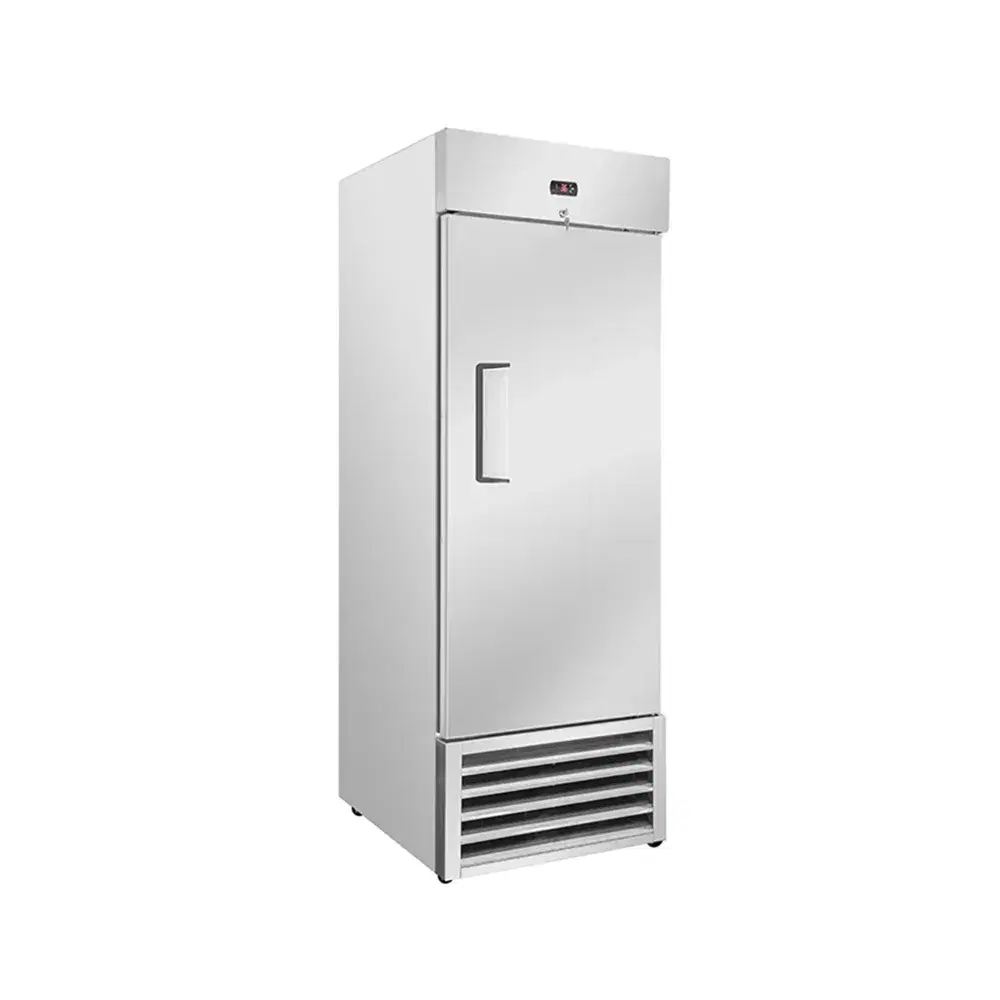 Frigomax Series 27'' Reach-In Freezer, 1 Door, Bottom Mounted, Stainless Steel, 1 Year Warranty