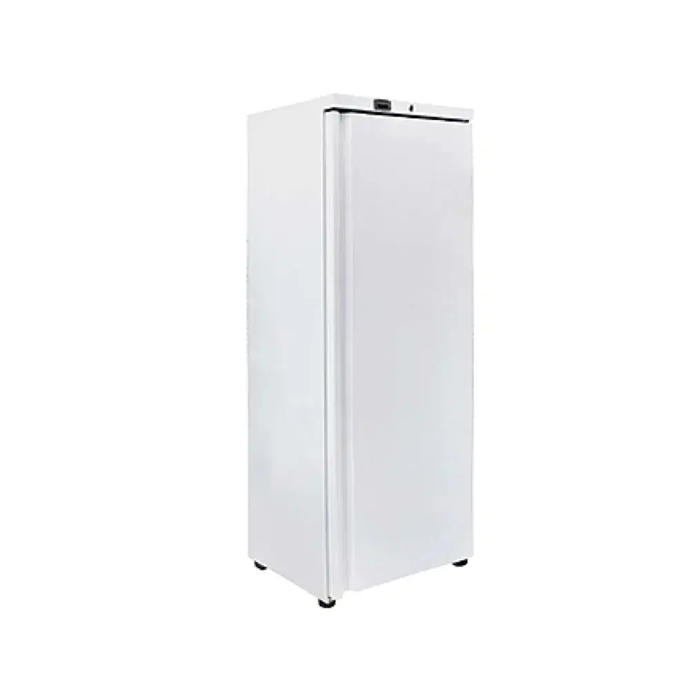 Frigomax Series 24" Reach-In Ventilated Refrigerator, 1 Solid Door, 4 Shelves, White Coated Steel, 1 Year Warranty