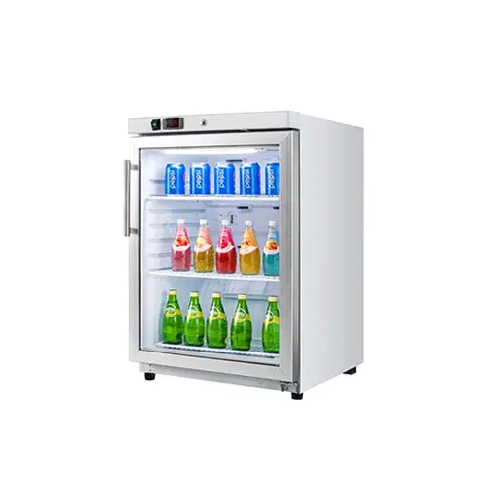 Frigomax Series 24" Countertop Display Freezer, 1 Glass Door, 2 Shelves, White Coated Steel, 1 Year Warranty