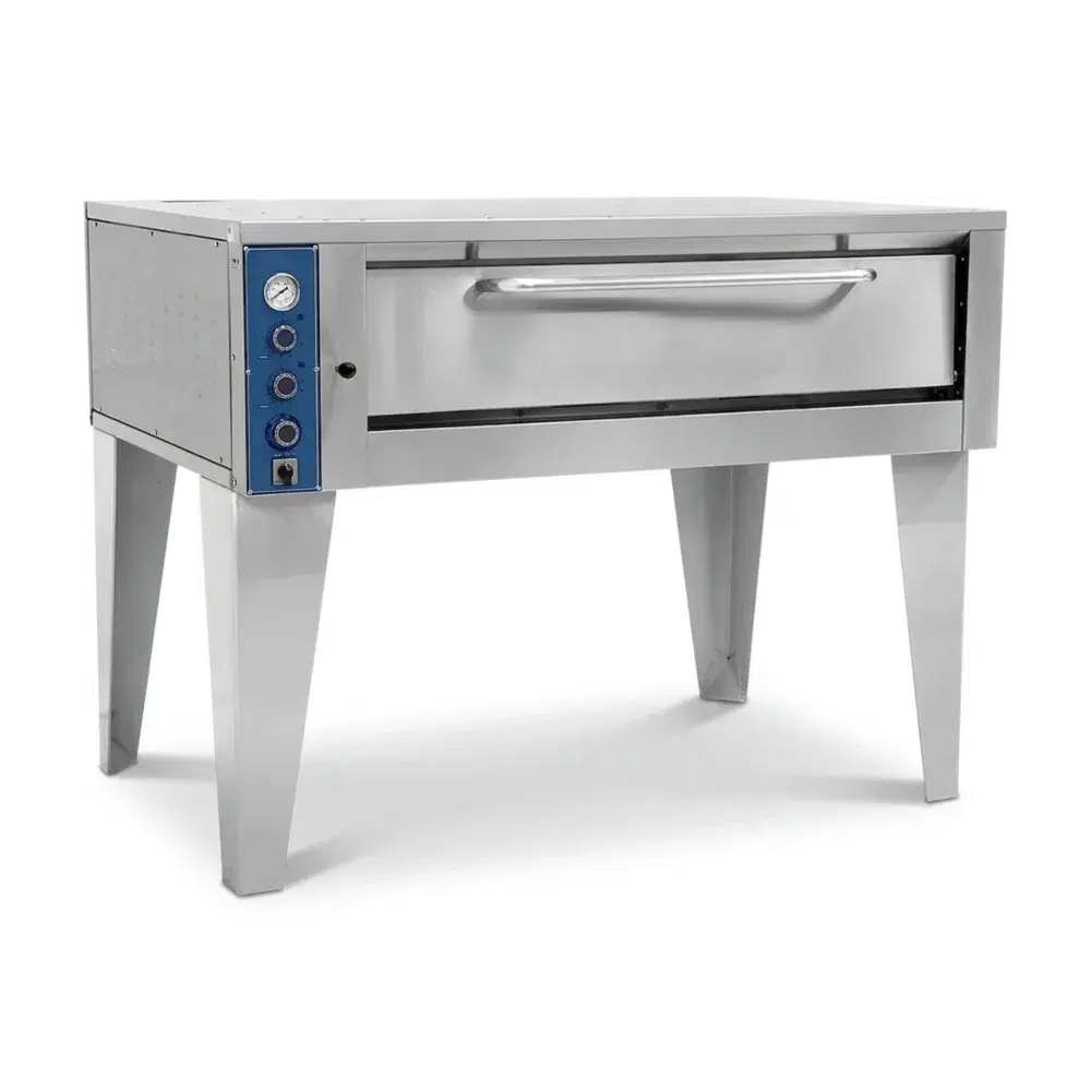 Pegasus FS66E-1 64" Electric Single Deck Pizza Oven with 48" x 36" Chamber, 11,250W, 208V, 3 Phase - Firestone Series