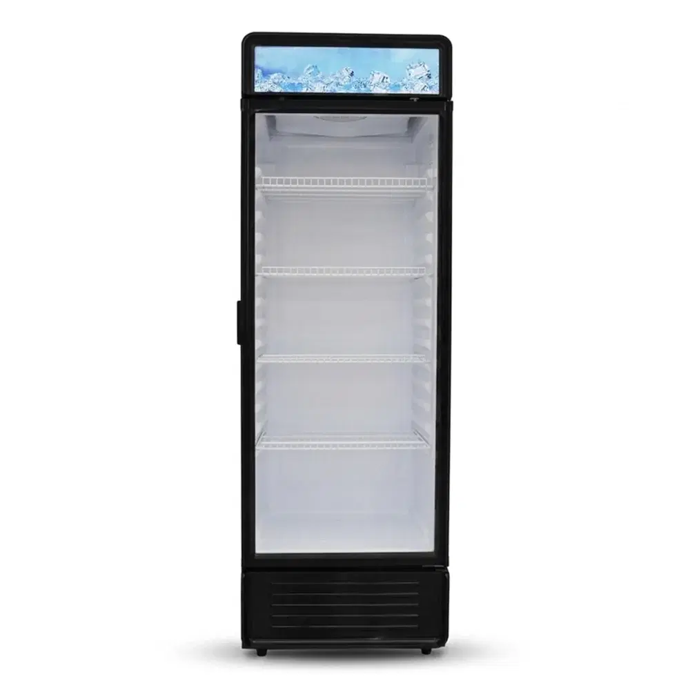 ProKitchen Series 24" Reach-In Merchandiser Refrigerator, 1 Glass Swing Door, Black, 1 Year Warranty