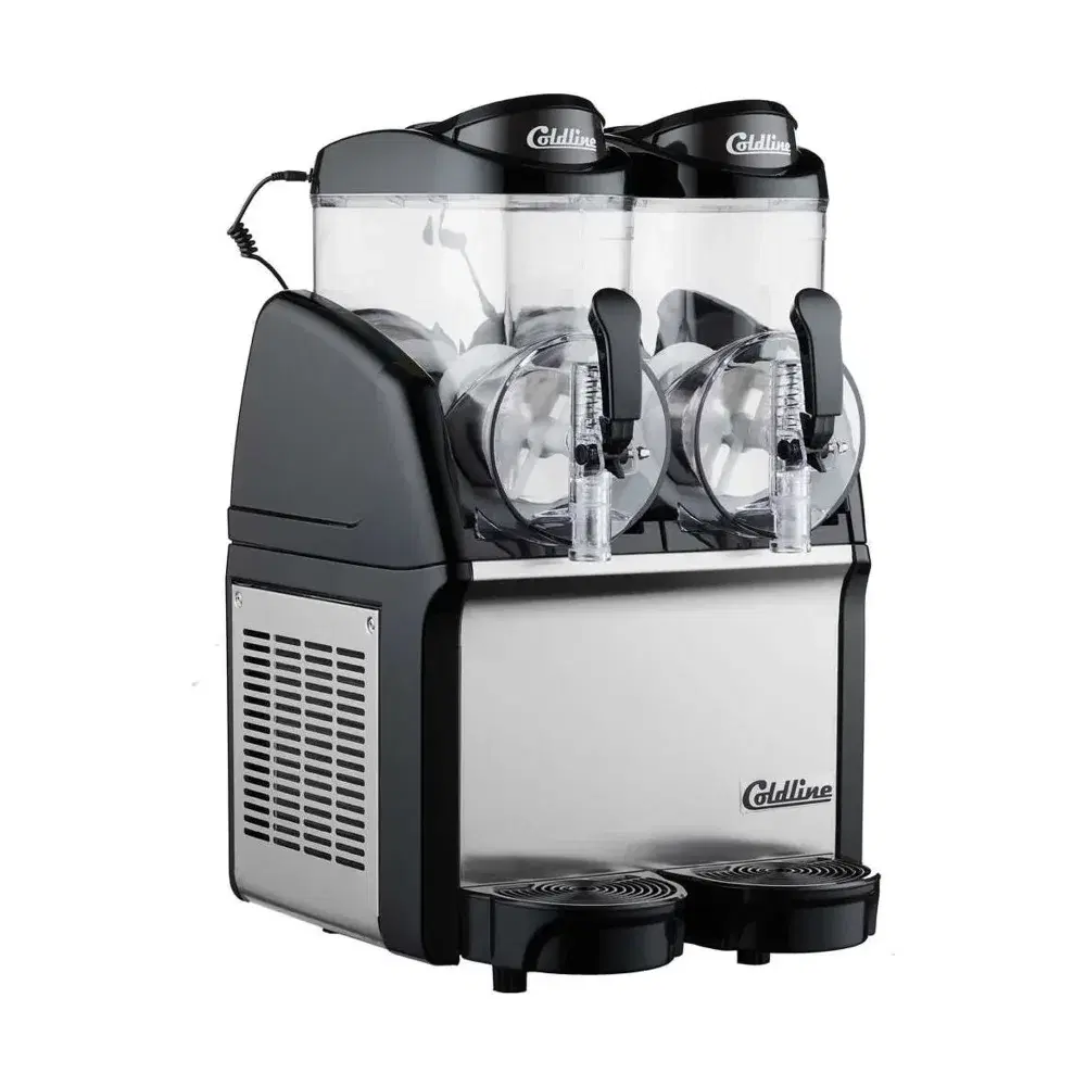 Coldline Economy Pourover Granita Slush Machine with Double 3 Gallon Bowls, 1 Year Warranty