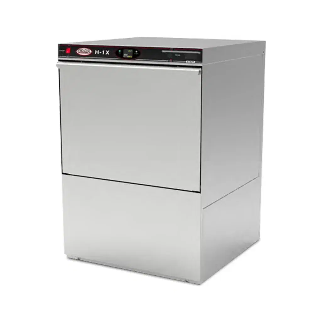 CMA Dishmachine H-1X High Temperature Undercounter Fill and Dump Dishwasher with Dispenser, 1 Phase, 220V, 60Hz, 1 HP
