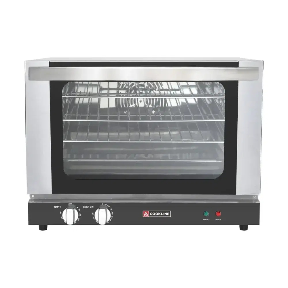 Cookline 23" Half Size Countertop Electric Convection Oven, 120V, 1 Year Warranty