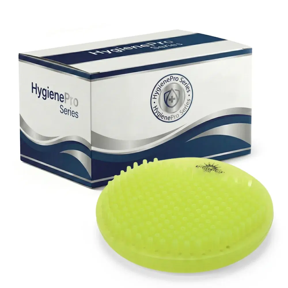 HygienePro Series Splash Free Lt Green Urinal Screen, Round, Cucumber Melon Scent, 10/Case