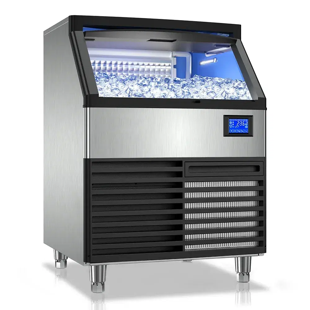 ChillCore Series 26" Commercial Ice Machine With Bin, Air Cooled, Full Size Cube, 1 Year Warranty