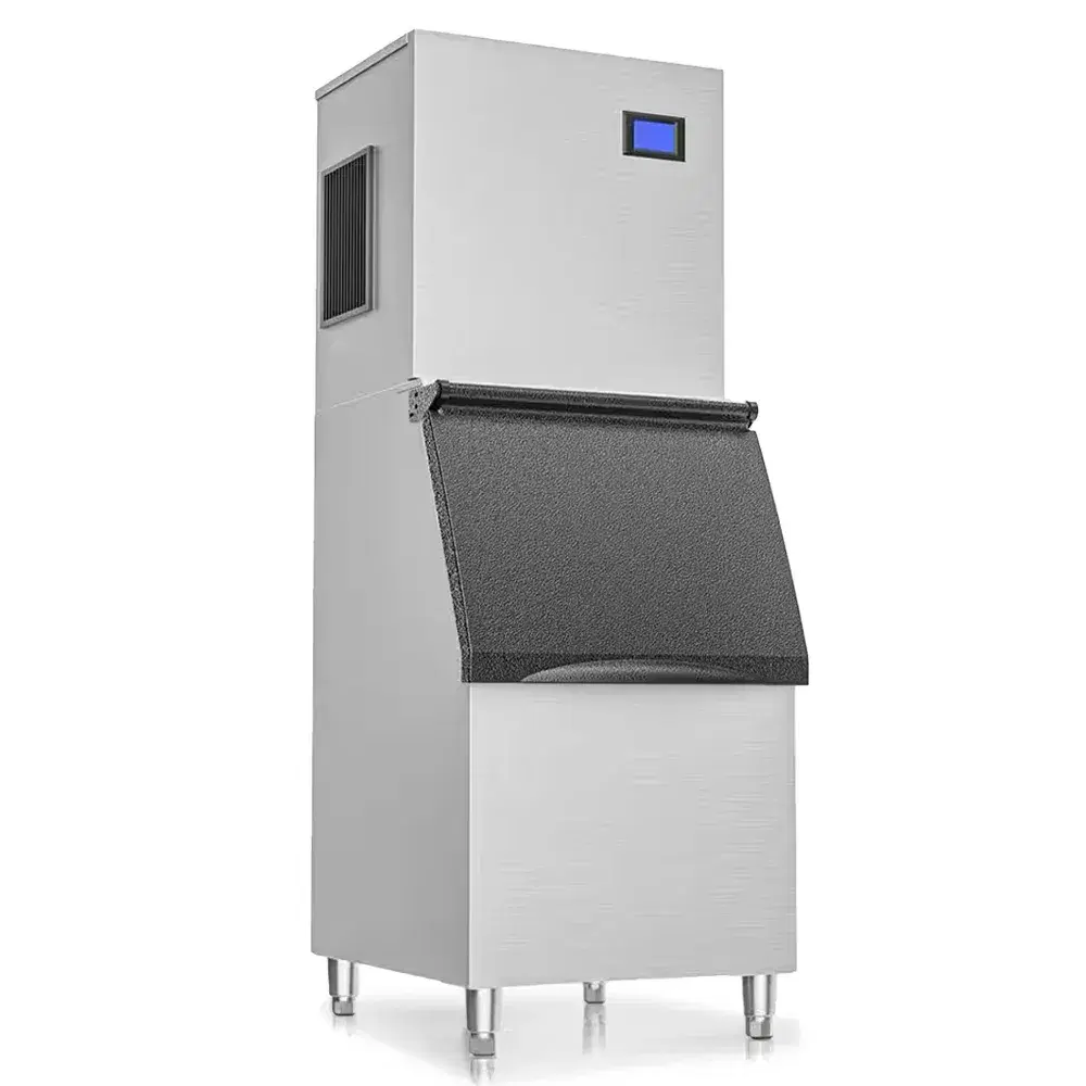 ChillCore Series 22" Commercial Ice Maker Machine With 300lb Bin, Air Cooled, Full Size Cube, 450 lb/day, 1 Year Warranty