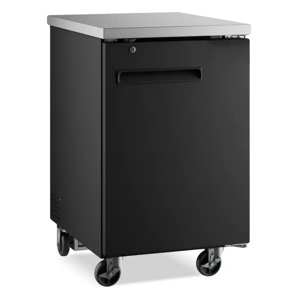 IceVault Series 24” Back Bar Cooler, 1 Solid Door, 1 Year Warranty