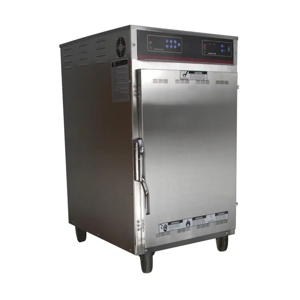 KitchenCore Series 25" Half Size Cook and Hold Smoker Oven, Solid Door, Stainless Steel, 208V, 1 Year Warranty