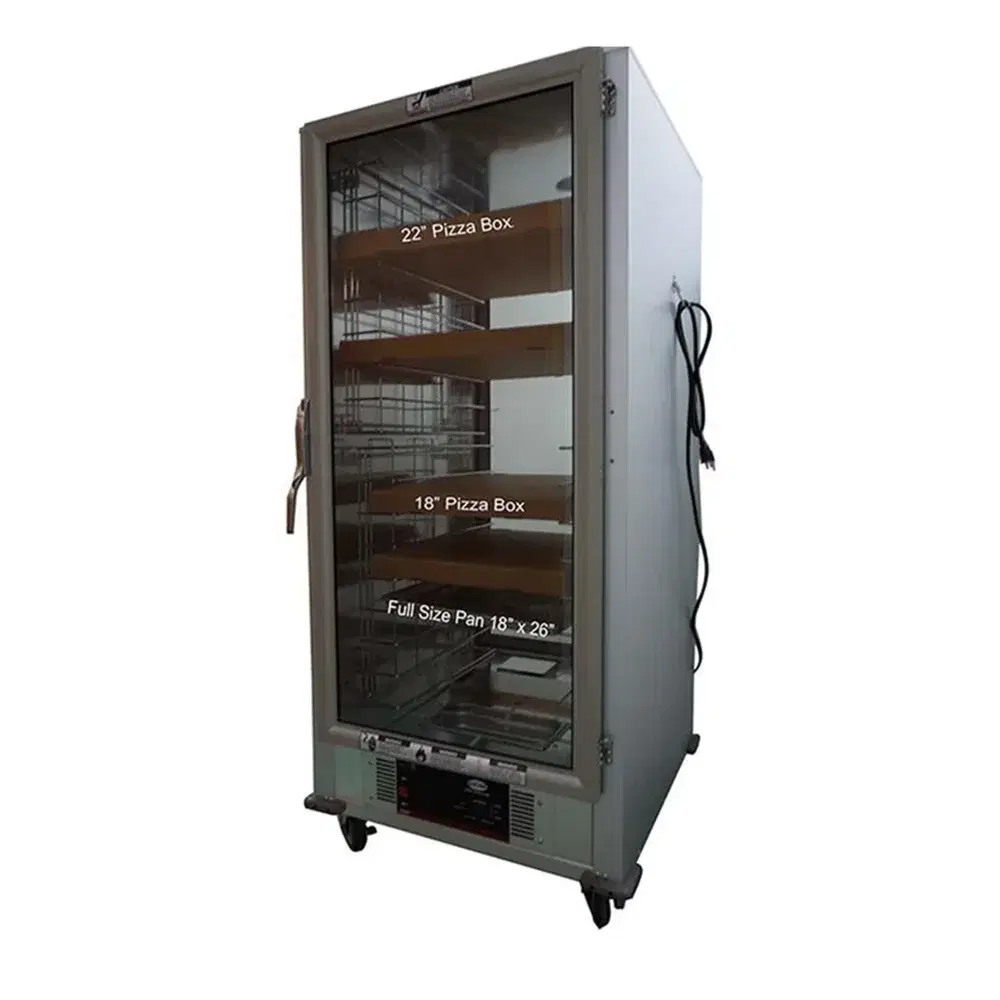 KitchenCore Series 30" Insulated Pass Through Heater Proofer Cabinet, Adjustable Rack System, 1 Solid Door & 1 Clear Door, 1500W, 1 Year Warranty