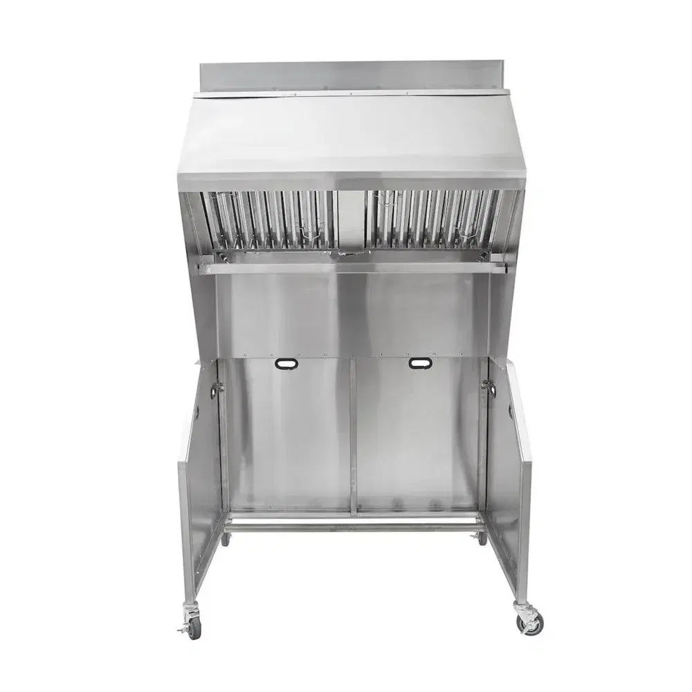 KitchenCore Series 39" Portable Ventless Hood System, R-102 Fire Suppression, 18-Gauge, Stainless Steel