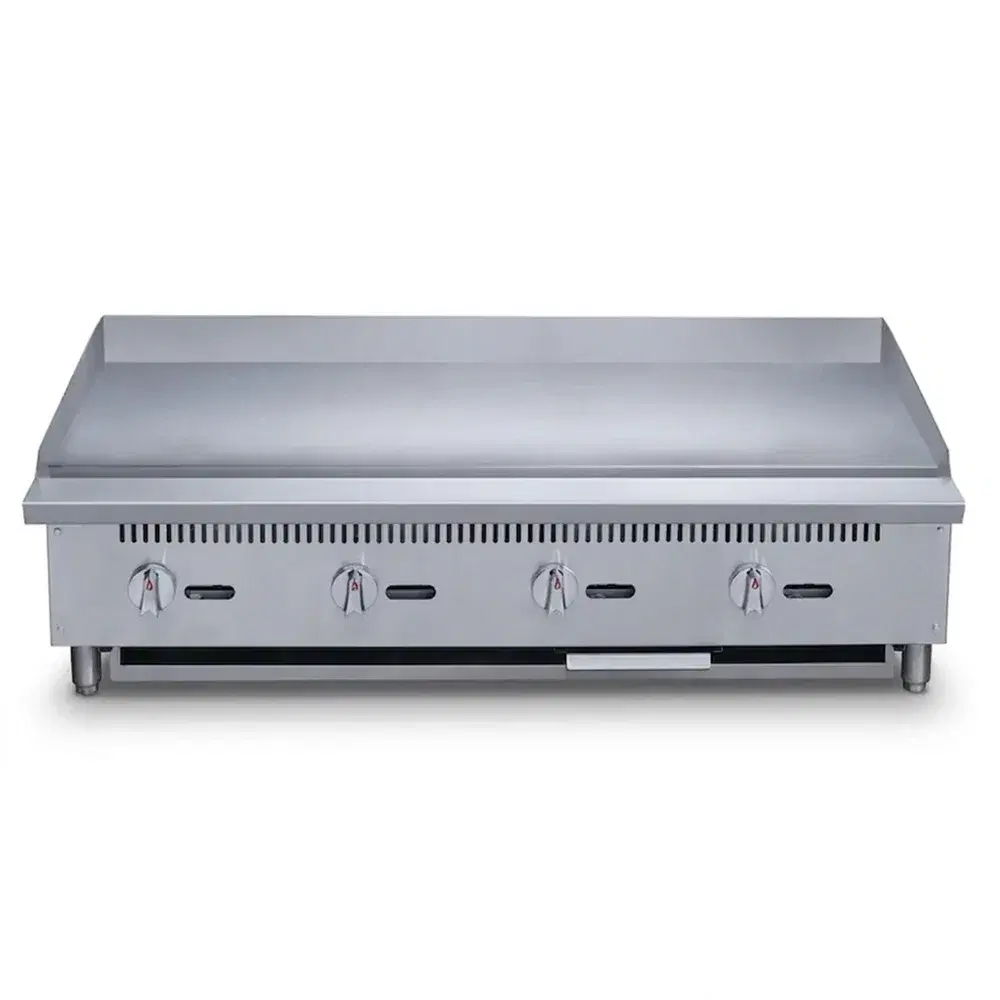 KitchenCore Series 48" Countertop Gas Griddle with 4 Burners, 120,000 BTU - Convertible